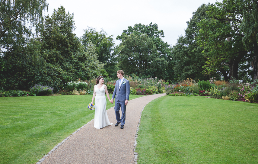 wedding photographer for Pembroke Lodge Richmond